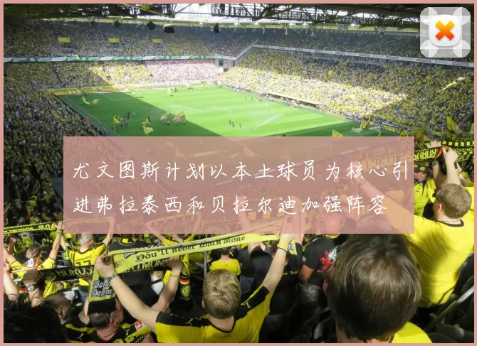 尤文图斯计划以本土球员为核心引进弗拉泰西和贝拉尔迪加强阵容
